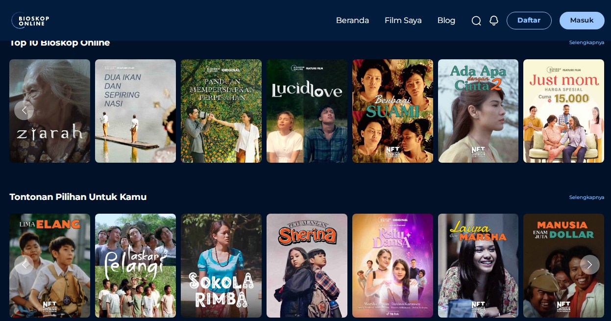 Bioskop Online – Tempat Streaming Film Indonesia Terbaik